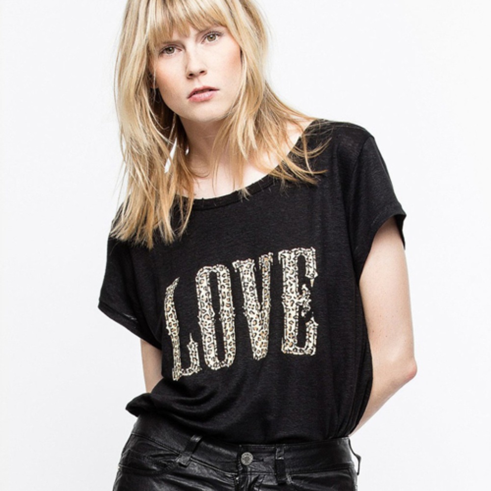 Zadig & Voltaire Meryl Love T-Shirt XS, S